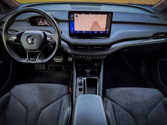 ŠKODA Enyaq iV 60 Sportline - SOH 91,2%, Cruise, Stoelverw., Achteruitrijcamera, 1e eigenaar, Stuurv...