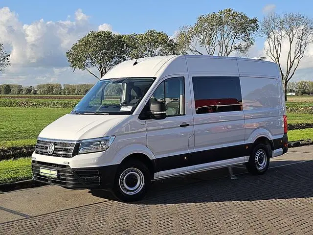 VOLKSWAGEN CRAFTER 35 2.0 L3H3 Dubbele Cabine LED Adaptieve Cruise Camera Euro6 Trekhaak Automaat!