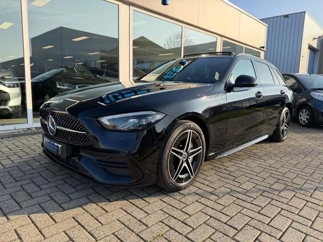Mercedes-Benz C-klasse Estate 300 e AMG Line 100 km Elektrisch | 360 | Pano