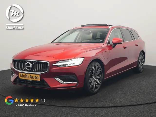 Volvo V60 T6 Recharge AWD Inscription PHEV 340pk Dealer O.H. | Trekhaak Af Fabriek | Panodak | Camer...