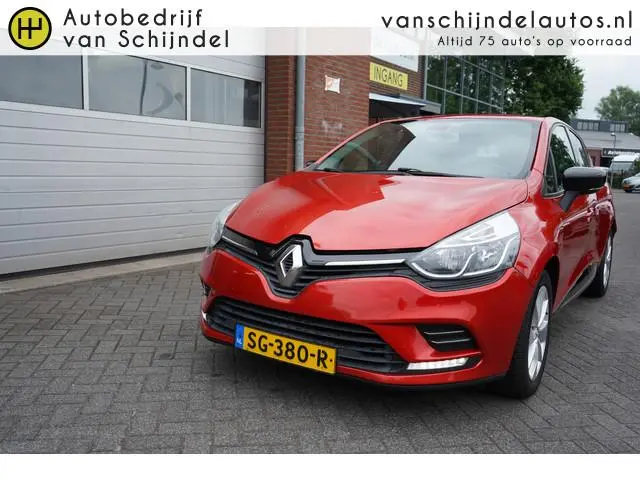 Renault Clio 0.9 TCE LIMITED LUXE 5 DEURS NAVI ECC AIRCO CRUISECONTROL KEYLESS PRIVACYGLAS PARKEERSE...