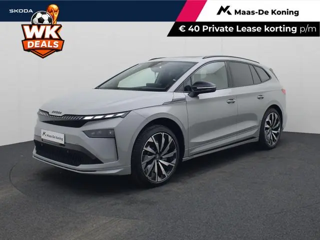 Škoda Enyaq 85 Sportline | Trekhaak | Upgrade pakket Advanced | Panoramadak | 3000,- inruilpremie