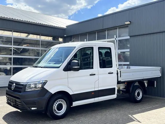 Volkswagen Crafter 35 2.0 TDI  DC Open laadbak Airco Cruise controle Pick-up Euro 6 Parkeerhulp acht...