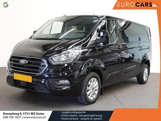 Ford Transit Custom 300 2.0 TDCI L2H1 Limited Dubbele Cabine Automaat Navi Airco 2 Schuifdeuren Trek...
