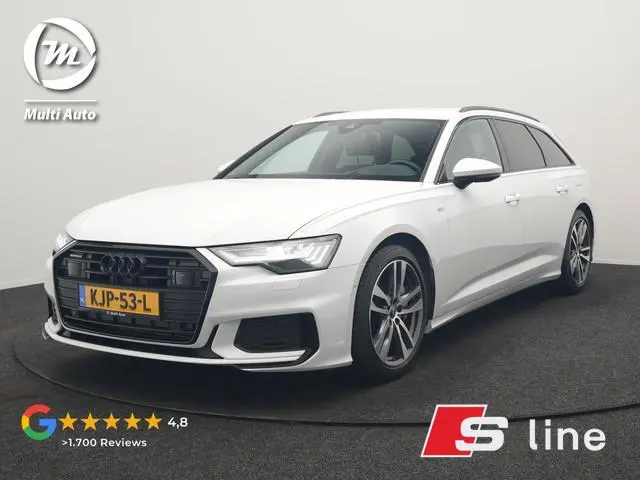 Audi A6 Avant 50 TFSI e Quattro S Line PHEV 300pk Dealer O.H. | Adaptive Cruise | Head Up | Camera |...