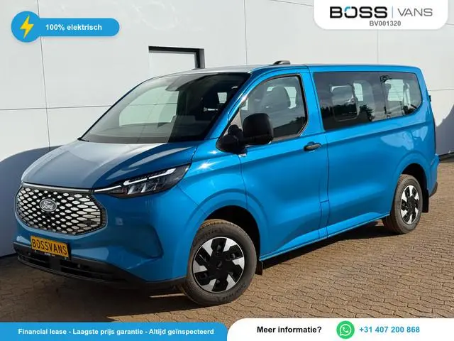 Ford e-Tourneo Custom 71kWh 218PK Elektrisch 344km WLTP BEV Snelladen 2t Trekhaak LED ACC Camera Car...