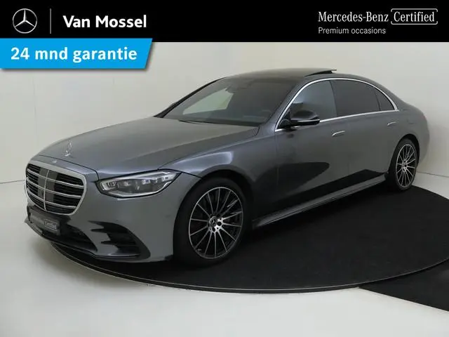 Mercedes-Benz S-klasse 580 e Lang / AMG/ 20 inch/ Night/ Aug. Reality Head Up/ Rear Plus Pack/ Burme...