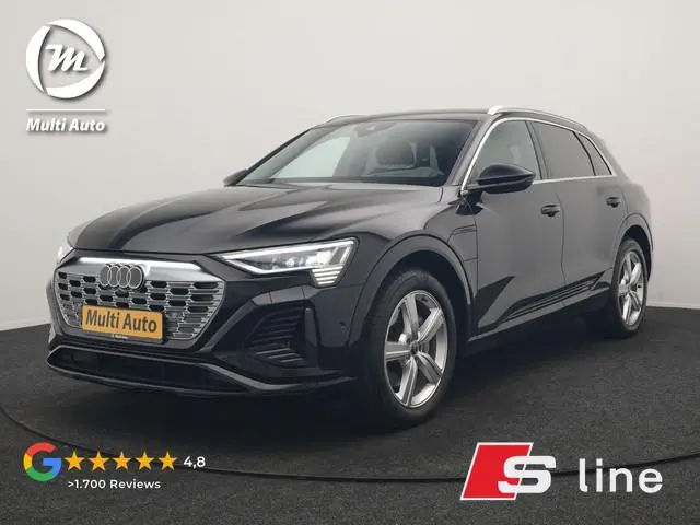 Audi Q8 e-tron 55 Quattro S Line 114 kWh 408pk Dealer O.H. | Trekhaak Afn. | Luchtvering | Adaptive...