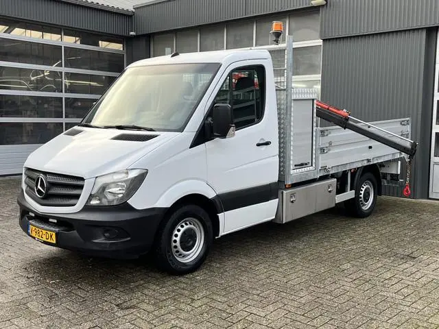 Mercedes-Benz Sprinter 314 2.2 CDI 366 Automaat Maxilift 110.2 laadkraan Airco Trekhaak 3500 kg 3-Pe...