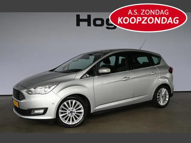 Ford C-Max 1.0 Titanium Clima Cruise control Navigatie Rijklaarprijs Inruil Mogelijk!