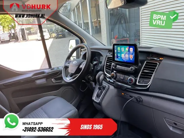 Ford Transit Custom 2.0 TDCI 170 pk Aut. L2 DC Dubbel Cabine 2xSchuifdeur/ Carplay/ Stoelverw./ Navi...