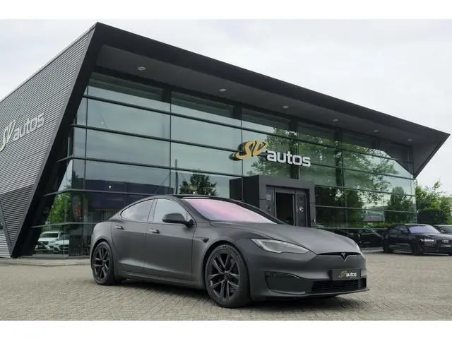 Tesla Model S Plaid 1020pk Yoke stuur FSD *BTW* Panoramadak Full Self Drive NLauto 21' LMV