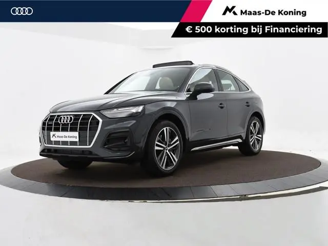 Audi Q5 Sportback 50 TFSIe 299pk Advanced Edition · Panoramadak · Luchtvering · Camera · Elek. Stoel...