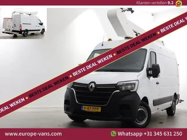 Renault Master T35 2.3 dCi 145pk L2H2 Hoogwerker werkhoogte 10meter 01-2021