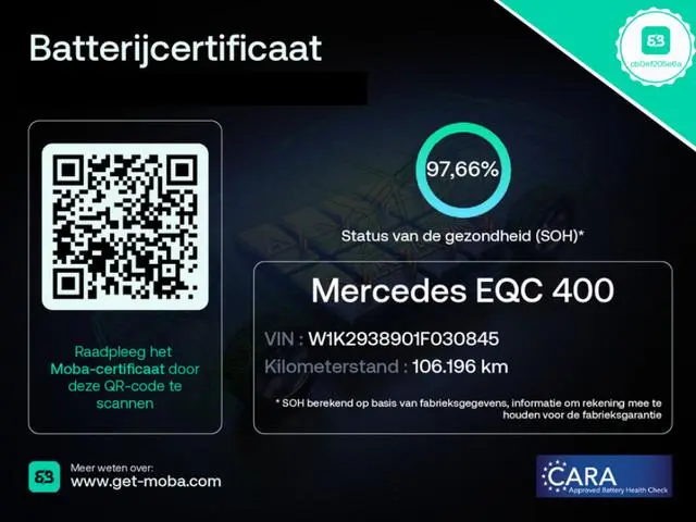 Mercedes-Benz EQC 400 BUSINESS AMG 80 kWh ACCU 97% GARANTIE 7-2031! 4MATIC. SCHUIFDAK PREMIUM PLUS-P...