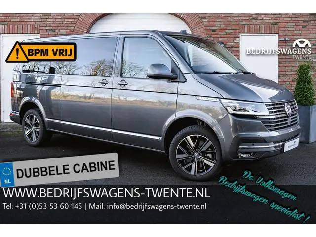Volkswagen Transporter 2.0 TDI 204PK DSG L2H1 DUB/CAB LED LEDER NAVI Volkswagen Transporter 2.0 TDI...