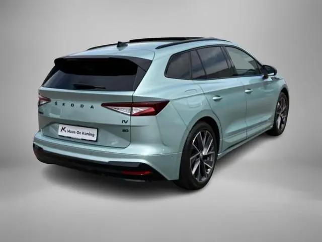 Skoda Enyaq iV 80 Sportline 150kW/204PK · Panoramadak · Apple/Android Car Play · Camera + Parkeersen...
