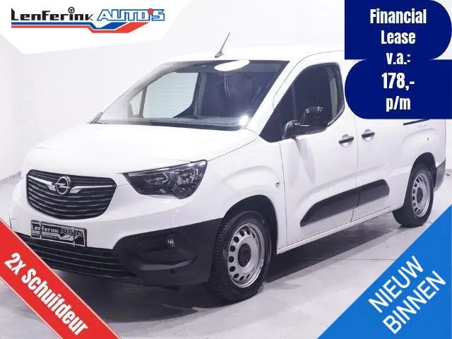 Opel Combo 1.5D 102 pk L2H1 Edition Airco, 2x Schuifdeur, NAP Cruise Control, Opbergkasten Laadruimt...