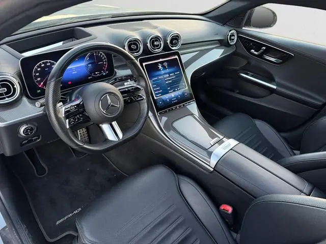 Mercedes-Benz C-klasse 300 e AMG Line Aut- Panoramadak, Head Up, Laser Led, Zit Comfort, Carbon