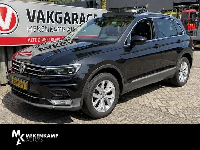 Volkswagen Tiguan 2.0 TDI 4Motion Highline 18"/VOL Leder + memory/Panoramadak/Dynaudio/Trekhaak/Head...