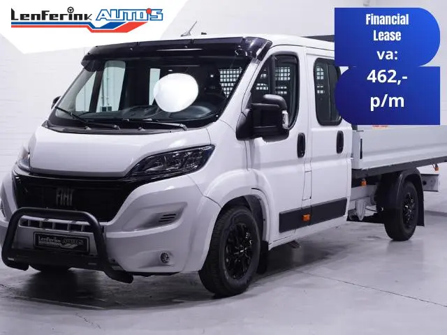 Fiat Ducato 2.2 Mjet 140 pk Dubbel Cabine 7p Black&White Edition, Airco, Cruise Control, Bullbar, Lx...