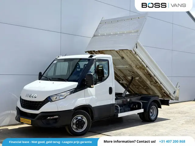 Iveco Daily 35C14 2.3 Kipper Dubbellucht 3,5t Trekhaak Airco Cruise Control Luchtgeveerde Stoel