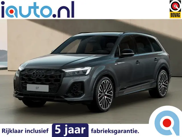Audi Q7 60 TFSI e quattro Pro Line S Competition Pano/360/B&O/Valcona Leder/Headup/Keyless/22"/Trekh...