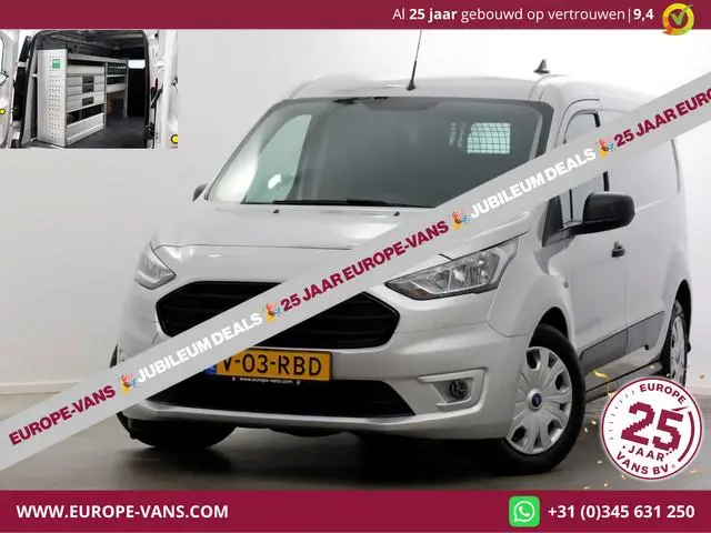 Ford Transit Connect 1.5 EcoBlue 100pk L2 Trend Airco/Inrichting/3Pers. 05-2023