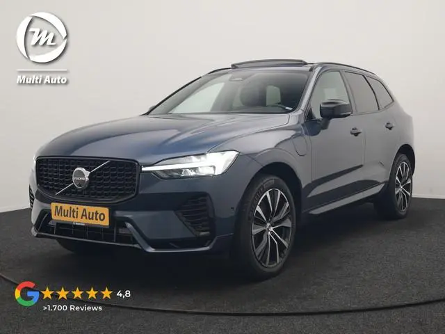 Volvo XC60 T6 AWD Plus Dark LONG RANGE PHEV 350pk | Trekhaak Af Fabriek | Panodak | Adaptive Cruise...