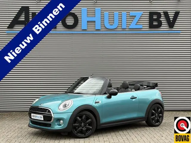 MINI Mini Cabrio 1.5 Cooper 136 PK Chili Wired Pakket LED Navi Pro PDC Union Jack Dak Stoelverwarmin...
