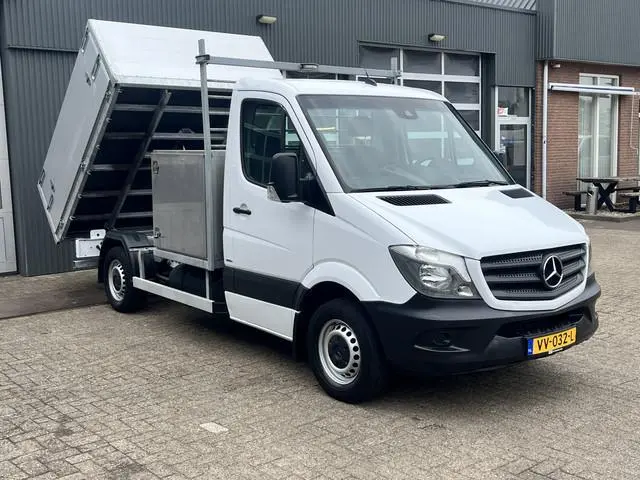Mercedes-Benz Sprinter 316 1.8 NGT 366 CNG en Benzine 157pk Automaat Pick-up Open laadbak Kipper Ger...
