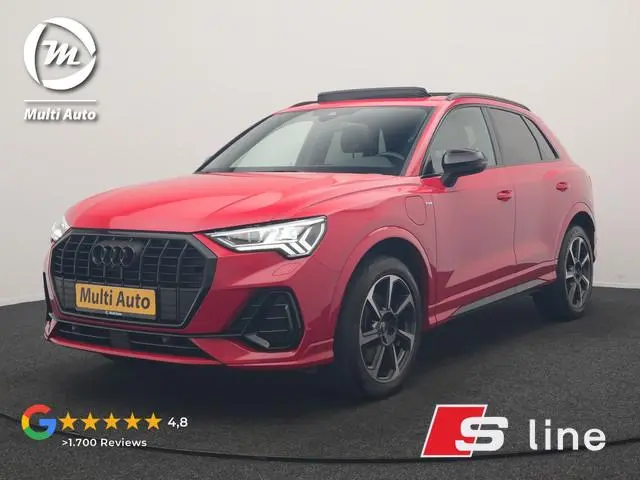 Audi Q3 45 TFSI e 2x S Line PHEV 245pk Dealer O.H. | Trekhaak Af Fabriek | Panodak | Adaptive Cruise...