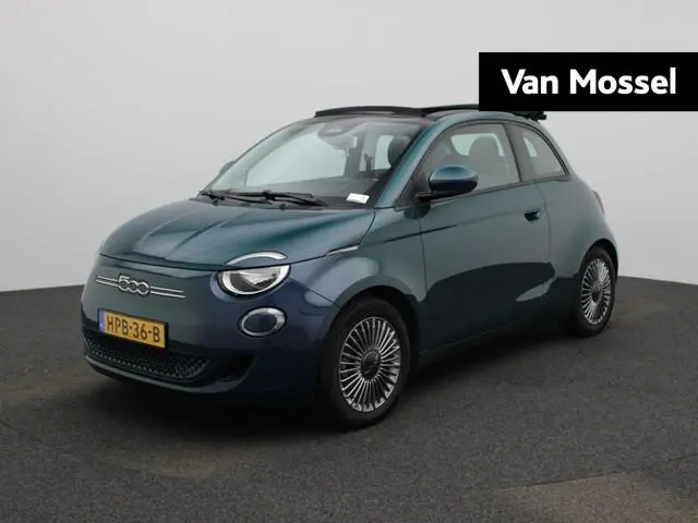 Fiat 500C Icon 42 kWh Cabrio | LMV | cruise control | Camera | Navi | Bluetooth |