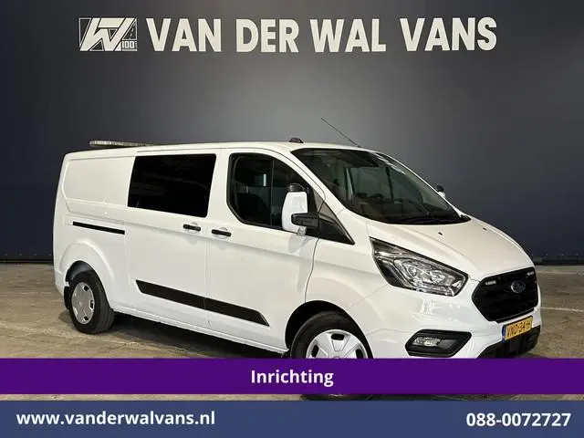 Ford Transit Custom 2.0 TDCI 130pk L2H1 Inrichting Euro6 Airco | Camera | 2800kg Trekhaak | LED | Cr...