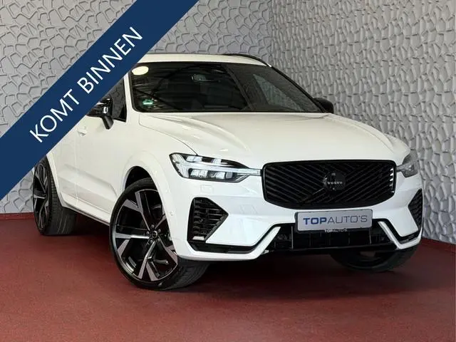 Volvo XC60 456PK  2.0 T8 456PK AWD ULTRA !  BLACK EDITION STOEL/STUUR.VER. 22''LMV PANO HEADUP HARMA...