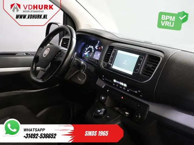Fiat Scudo 2.0 MJ 180 pk Aut. DC Dubbel Cabine Xenon/ 2x Schuifdeur/ Carplay/ Keyless/ Navi/ Climate...