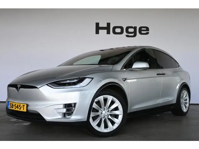Tesla Model X 75D Base 7 persoons 86% SOH Clima Navigatie Leder FSD Computer 3  Skywindow Rijklaarpr...