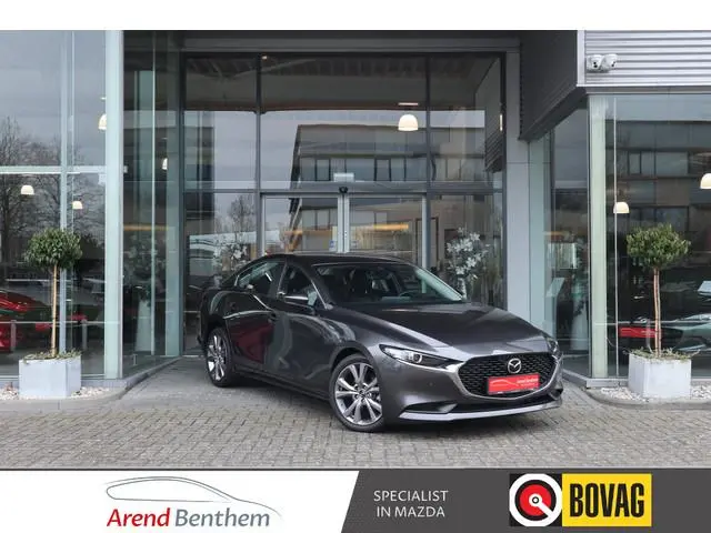 Mazda 3 Automaat 2.0 E-SkyActiv-G 122 Camera / Leer / Navi / Apple-Android / ST-verwarming / Cruise