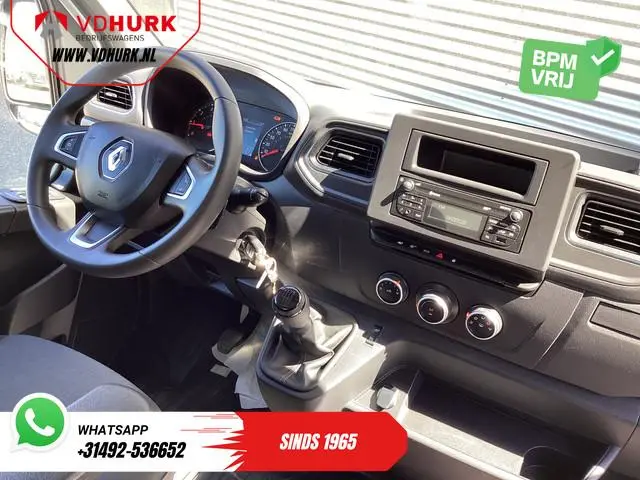 Renault Master 2.3 dCi 165 pk Bakwagen 420x235x225/ Laadkep/ Zijdeur/ Topspoiler/ Cruise/ Airco