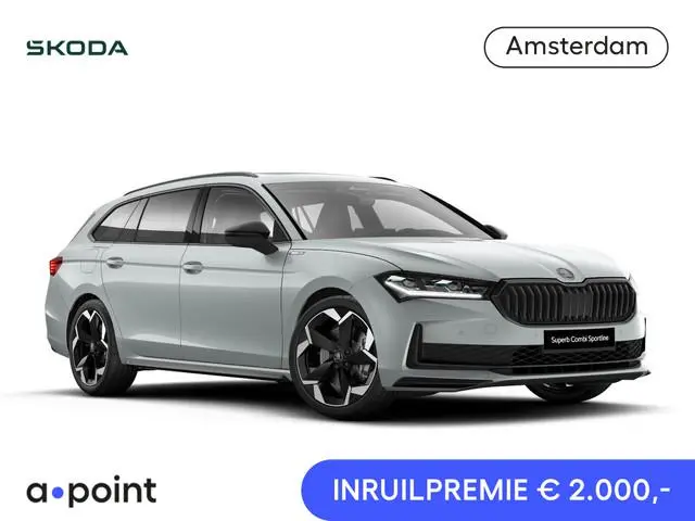 Skoda Superb Combi Sportline Business PHEV 1.5 TSI 204 pk 6 versn. DSG | Panoramadak | Wegklapbare t...