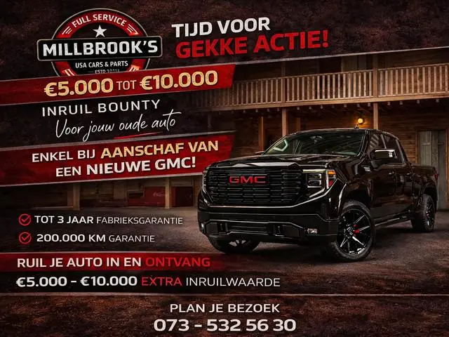 GMC Sierra Denali 6.2L V8 Black edition BPM VRIJ, 360 camera, adaptieve cruise control, op voorraad...