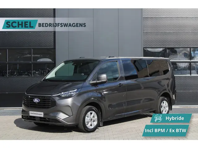 Ford Transit Custom 340 2.5 PHEV L2H1 Limited 232pk 9 Zits - Keyless - ACC - Blindspot - Camera - Ca...