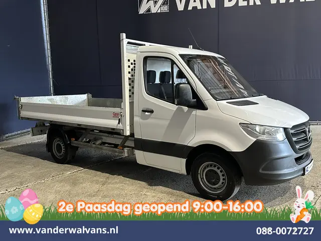 Mercedes-Benz Sprinter 317 CDI 170pk Kipper Open Laadbak Euro6 Airco | 2800kg Trekhaak | Bijrijdersb...