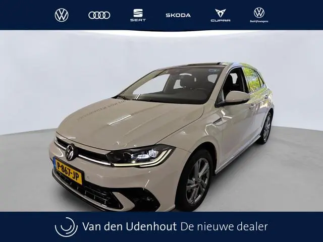 Volkswagen Polo 1.0 TSI 95pk R-Line Business Ascot Grey | Panoramadak | Camera | Stoelverwarming | K...