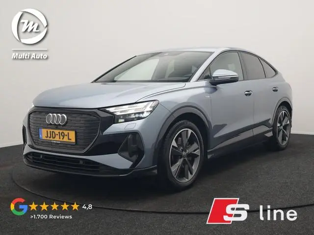 Audi Q4 e-tron Sportback 40 S Line 77 kWh 204pk | Adaptive Cruise | Valcona Lederen Sportstoelen Ver...