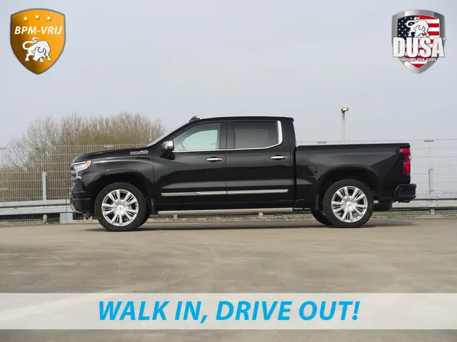 Chevrolet 1500 | Silverado | 6.2L V8 High Country | Leder | Schuifkantel Getoonde accessoires zijn v...