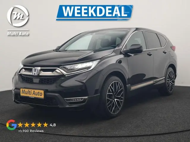 Honda CR-V 2.0 Black Edition MHEV 215pk Dealer O.H | Trekhaak Afn. | Adaptive Cruise | Camera | Lede...