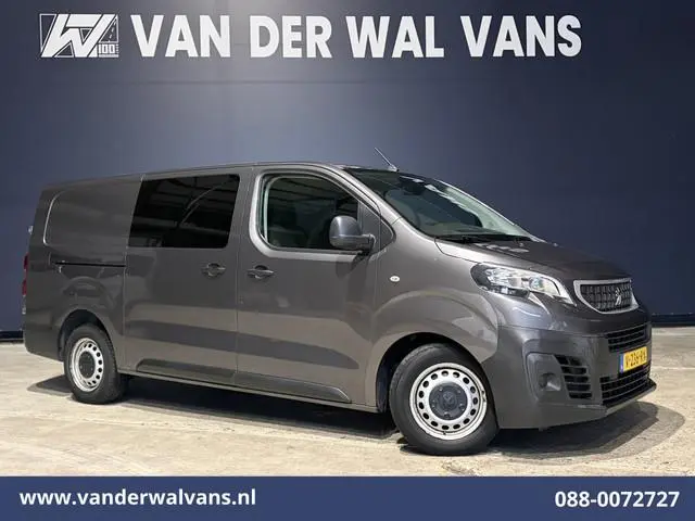Peugeot Expert 2.0 BlueHDI 123pk L3H1 Dubbele Cabine Euro6 Airco | 5-Zits | 2500kg Trekhaak Cruiseco...