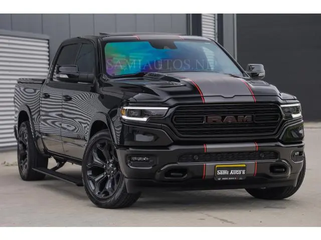 Dodge RAM LIMITED | TRAINHORN | | HUD | UITLAATKLEP | LUCHTVERING | STRIPING | PANODAK | BOM VOL | B...