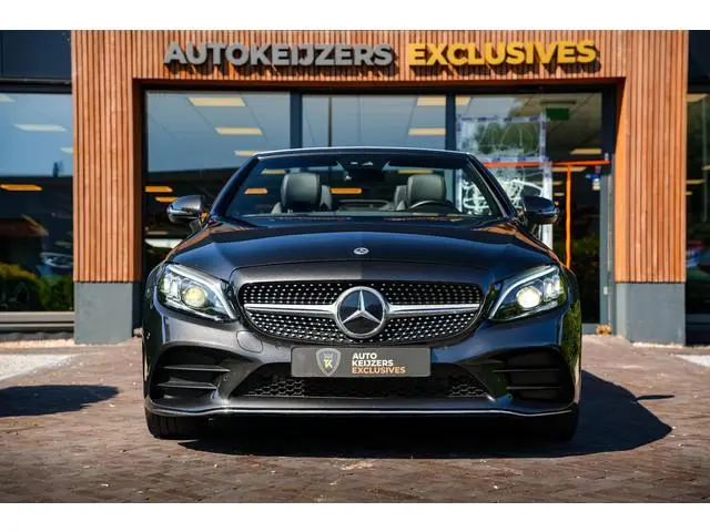 Mercedes-Benz C-klasse Cabrio 200 AMG Line Airscarf Burmester Multibeam LED Stoelverw. Navigatie 18'...